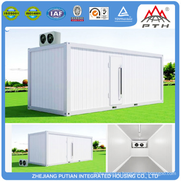 High quality different size cold prefab storage containers house low price